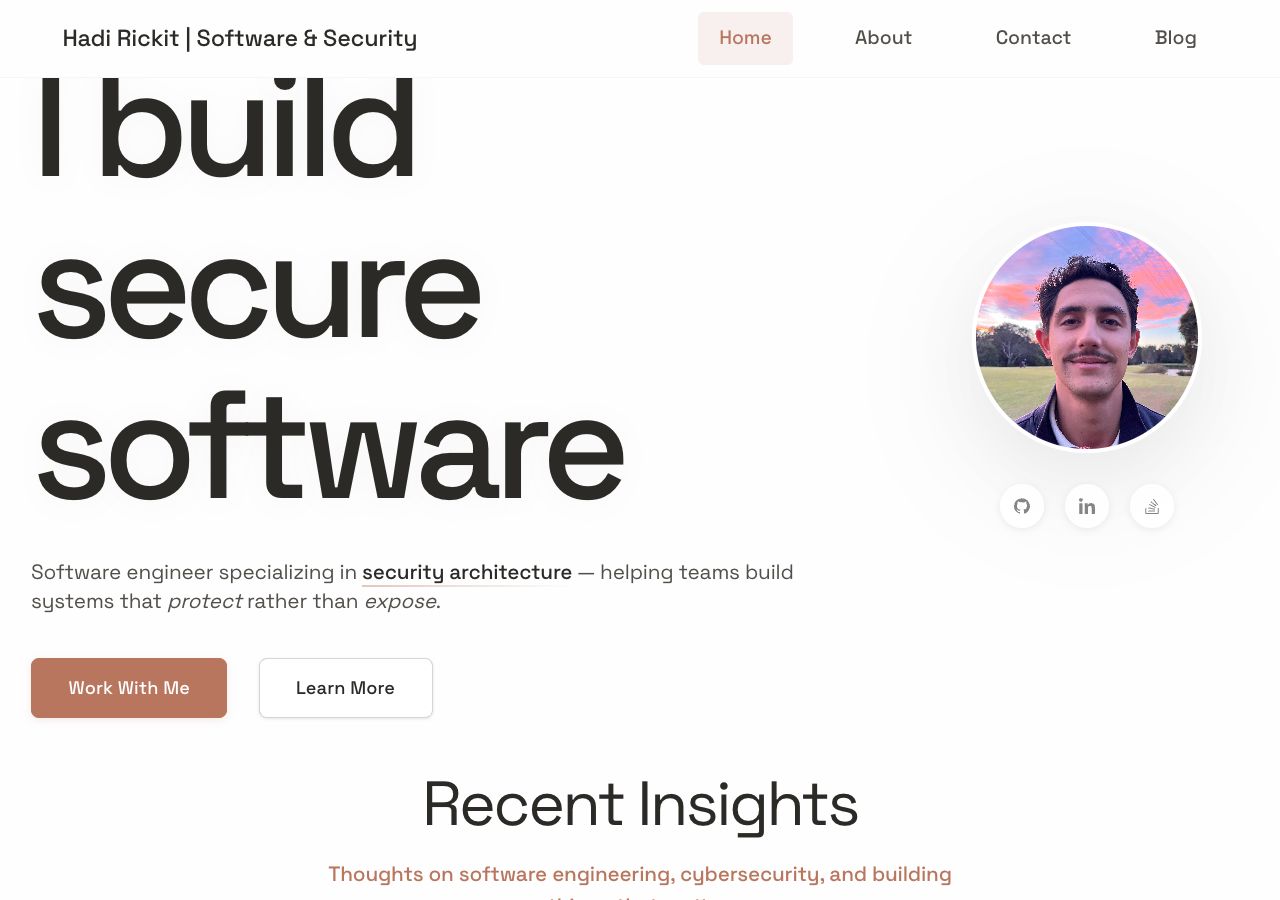 Rickit Hadi desktop website preview